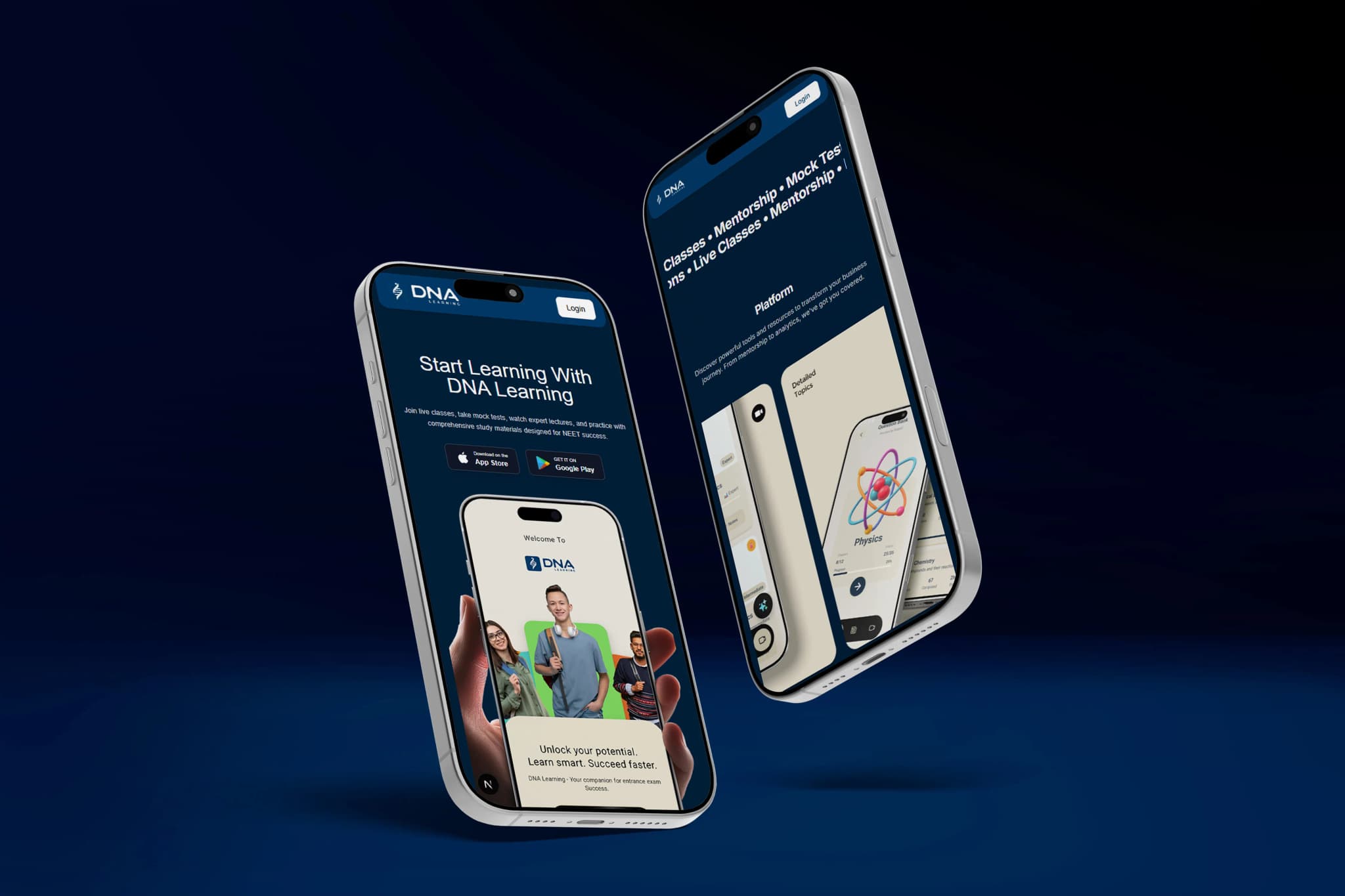 DNA Learning App Interface